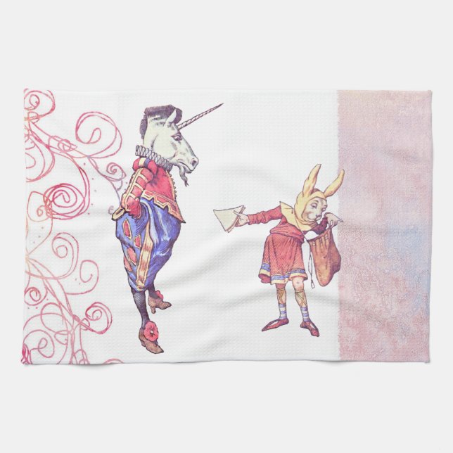 Haigha and the Unicorn Kitchen Towel (Horizontal)