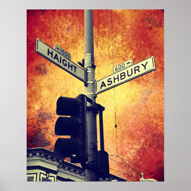 Haight and Ashbury Poster (Front)