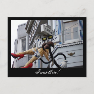Haight Ashbury Street Sign California Postcard