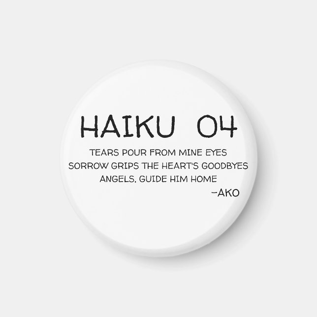 HAIKU 04 MAGNET (Front)