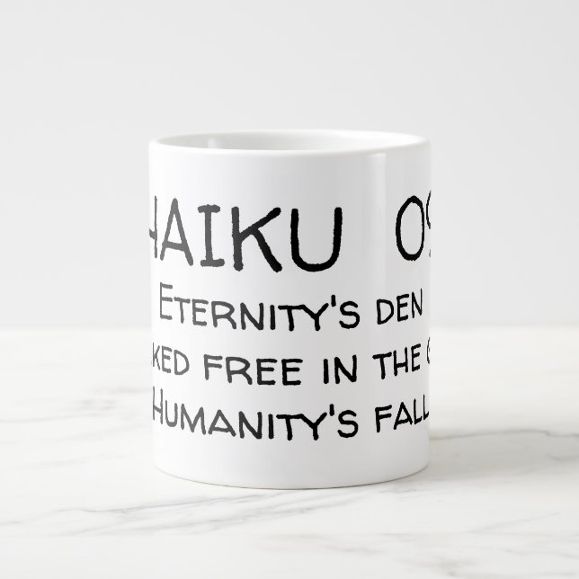 HAIKU 09 LARGE COFFEE MUG (Front)