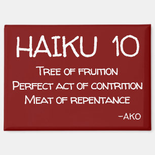 HAIKU 10 MAGNET