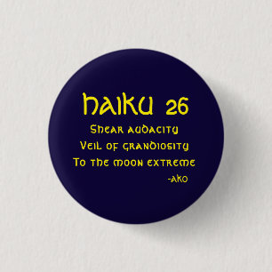 HAIKU 26 1 INCH ROUND BUTTON