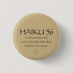 HAIKU 56 1 INCH ROUND BUTTON