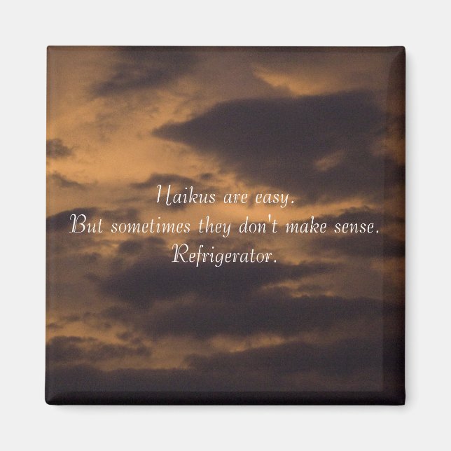 Haiku Magnet (Front)