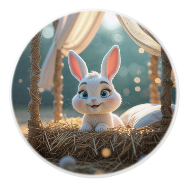 Haiku the Bunny Knob (Front)