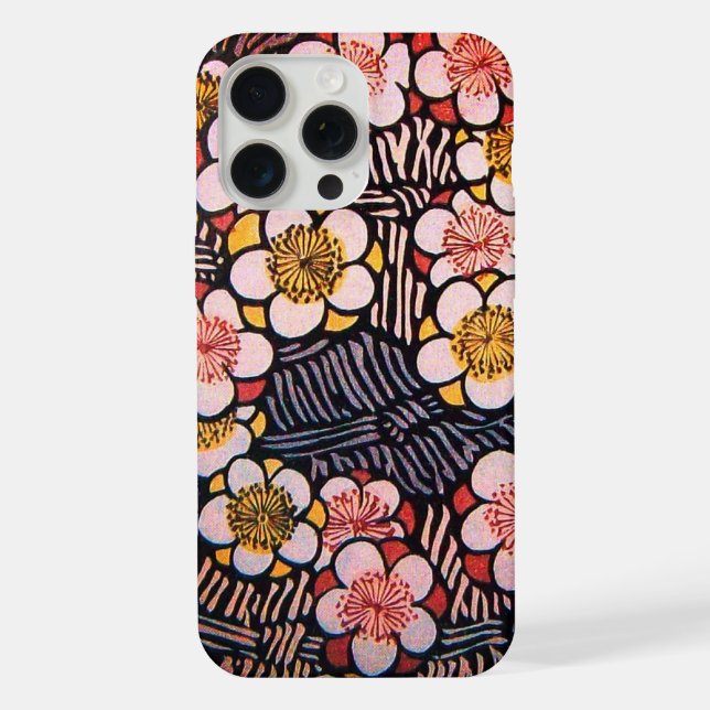 HAIKU / WHITE SPRING FLOWERS iPhone CASE (Back)
