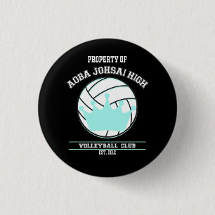 Haikyuu Aoba Johsai Volleyball Club Button (1)