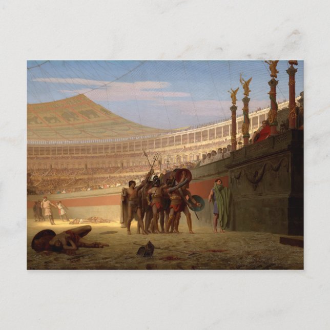 Hail Caesar We Who Are about to Die Salute You Postcard (Front)