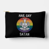 Hail Gay Satan Funny Goth Gothic Goat LGBTQ