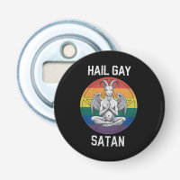 Hail Gay Satan Funny Goth Gothic Goat LGBTQ