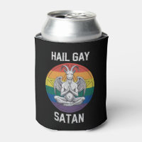Hail Gay Satan Funny Goth Gothic Goat LGBTQ