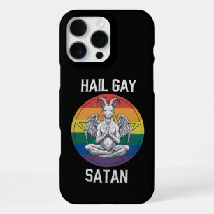 Hail Gay Satan Funny Goth Gothic Goat LGBTQ iPhone 16 Pro Max Case