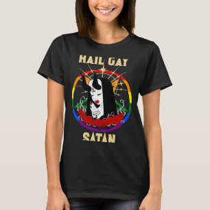 Hail Gay Satan LGBT Goth Gay Pride satanic  1 T-Shirt