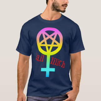 Hail Lilith LGBT Pride Pastel Goth Satan T-Shirt