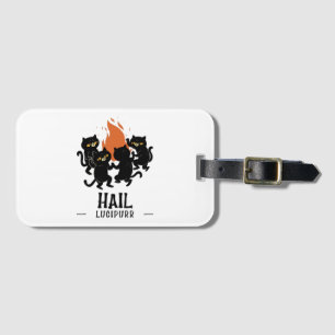 Hail Lucipurr Luggage Tag