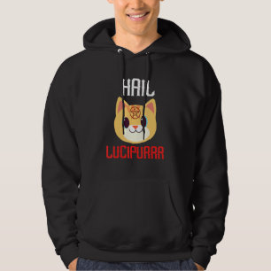 Hail Lucipurr Satan Demon Heavy Metal Music Hoodie