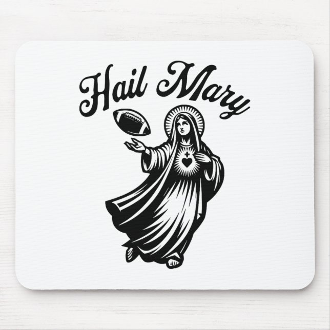 Hail Mary American Footll  Mouse Pad (Front)