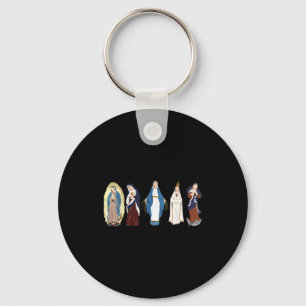 Hail Mary Full Of Grace, Blessed Virgin Mary, Bibl Keychain