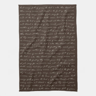 Hail Mary Hand Towel