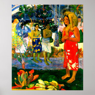 Hail Mary (Ia Orana Maria) (1891) by Paul Gauguin Poster