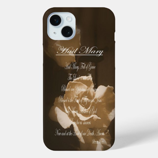Hail Mary Prayer Case-Mate iPhone Case (Back)