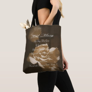 Hail Mary Prayer  Tote Bag
