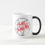 Hail Sagan Magic Mug<br><div class="desc">All hail astronomer god Carl Sagan! Known for saying "If you want to make an apple pie from scratch,  you must first create the universe"….genious!</div>