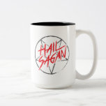 Hail Sagan Two-Tone Coffee Mug<br><div class="desc">All hail astronomer god Carl Sagan! Known for saying "If you want to make an apple pie from scratch,  you must first create the universe"….genious!</div>