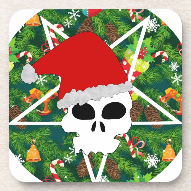 hail santa coaster (Front)