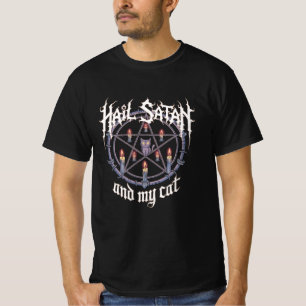 Hail Satan and my Cat T-Shirt