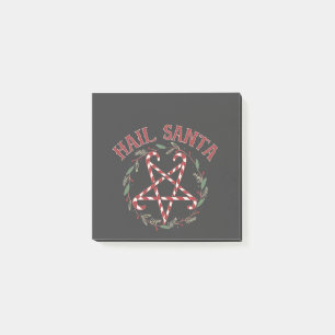 Hail Satan Christmas Krampus Xmas Devil Candy  Post-it Notes