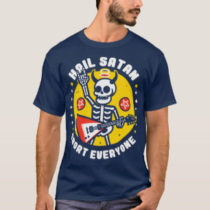 Hail Satan Horror Music Lover T-Shirt