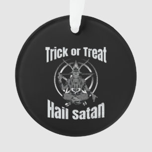 Hail Satan Pentagram Goat Halloween