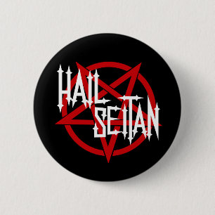 Hail Seitan 2 Inch Round Button