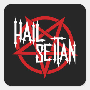 Hail Seitan Square Sticker