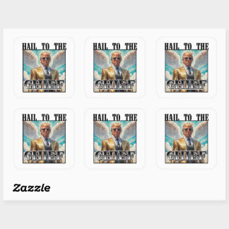 Hail to the chief - Trump 2024 Square Sticker