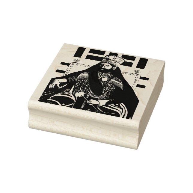 Haile Selassie Emperor of Ethiopia Rastafari Stamp (Stamp)