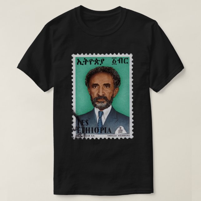 Haile Selassie Empire of Ethiopia Rastafari Shirt (Design Front)