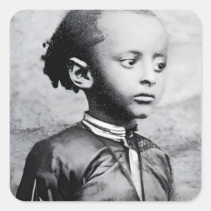 Haile Selassie Ethiopia Rasta Jah Rastafari Reggae Square Sticker