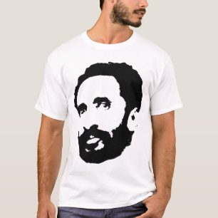 Haile Selassie HIM Black and White Art T-Shirt