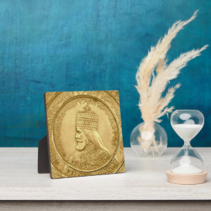 Haile Selassie HIM Jah Rastafari Aufsteller Plaque