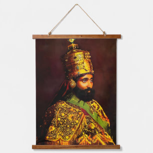Haile Selassie HIM Jah Rastafari Bild Poster  Hanging Tapestry