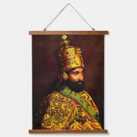 Haile Selassie HIM Jah Rastafari Wandteppich