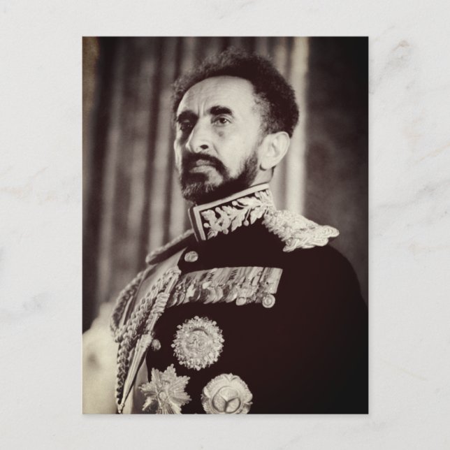 Haile Selassie - HIM - Rastafari - Carte postale (Devant)