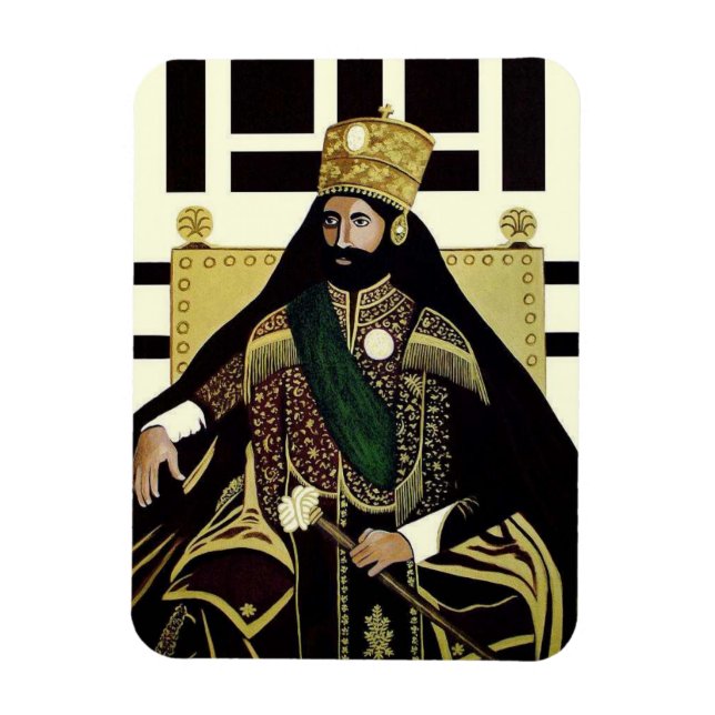 Haile Selassie - HIM - Rastafari - Jah Magnet (Vertical)