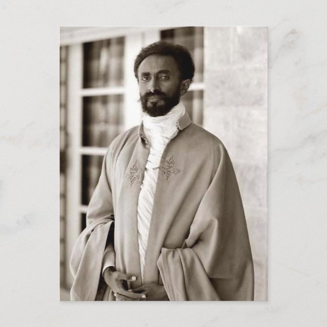 Haile Selassie - HIM - Rastafari - Postcard (Front)