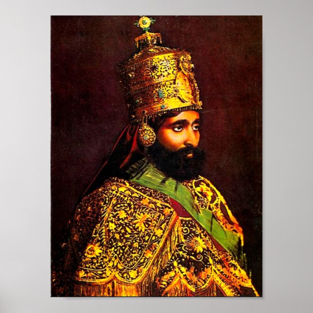 Haile Selassie I Coronation Poster (Front)