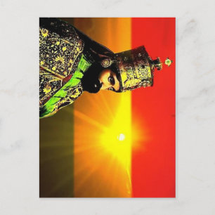 Haile Selassie I - HIM - Jah Rastafari - Postcard