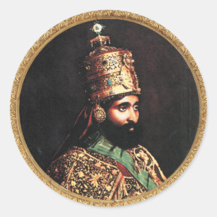 Haile Selassie I - Jah Rastafari - Sticker